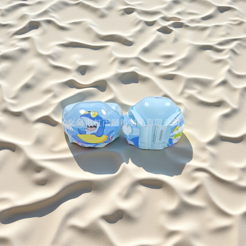 Hongyu adult and children's universal thickened cartoon water sleeve swimming arm ring toy inflatable mold factory direct sales Application Scenario