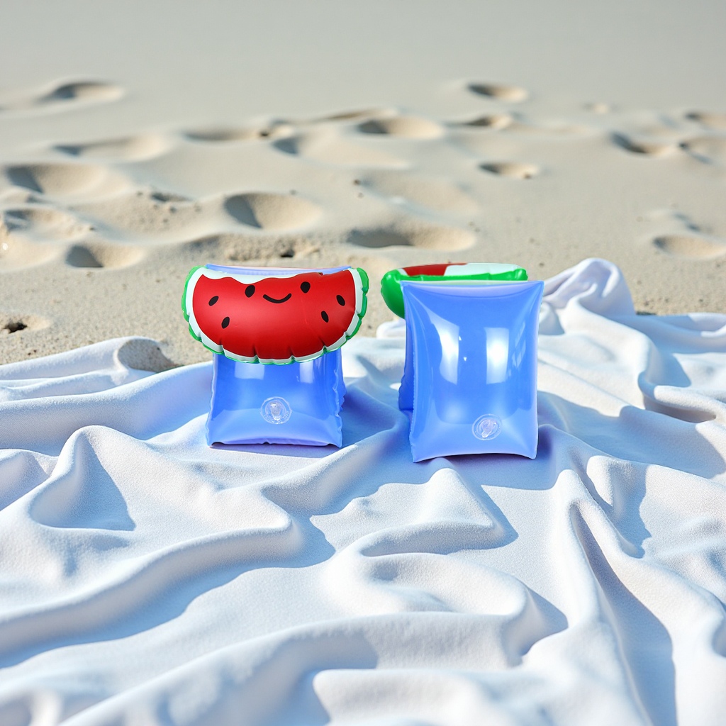 Children's cartoon inflatable swimming arm ring, double airbag water sleeve floating sleeve swimming equipment, children's swimming ring, outdoor swimming auxiliary products for sports details Picture