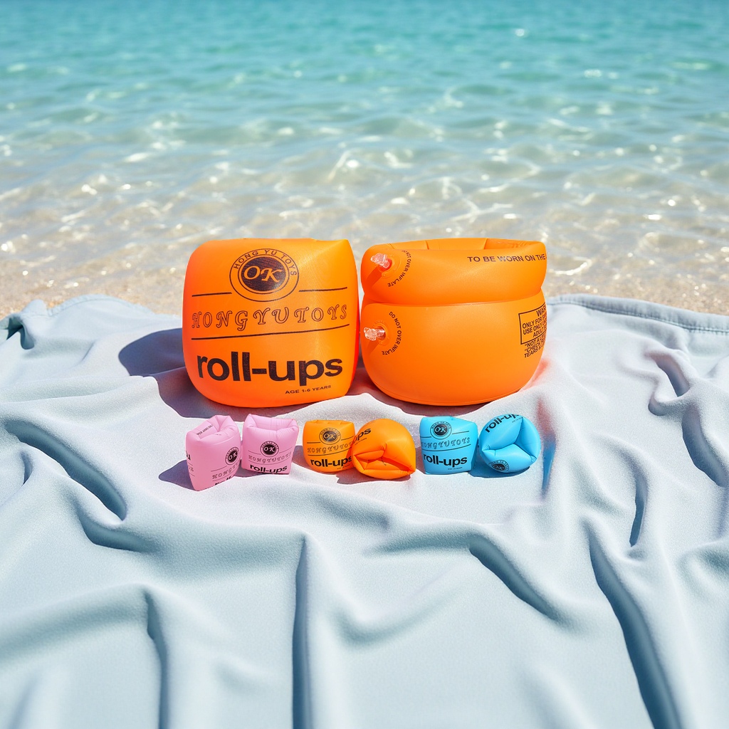 Wholesale of thickened adult and children's double-airbag water sports arm rings, inflatable floating sleeves and swimming AIDS