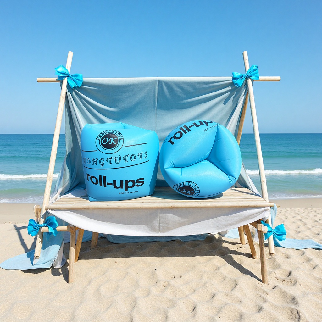 Wholesale of thickened adult and children's double-airbag water sports arm rings, inflatable floating sleeves and swimming AIDS Application Scenario