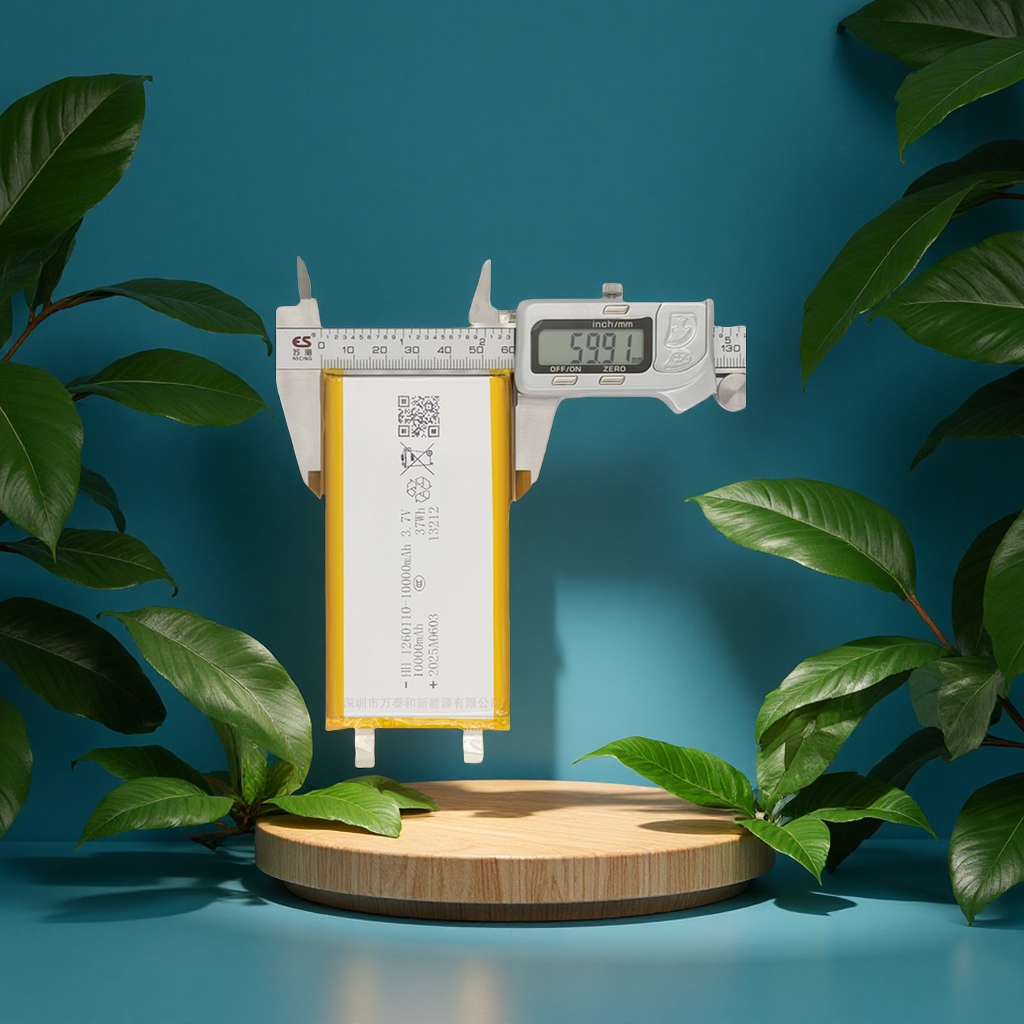 Huahao 1260110 polymer lithium battery 10000 mah power bank air conditioning suit battery cell portable large-capacity battery Specification image