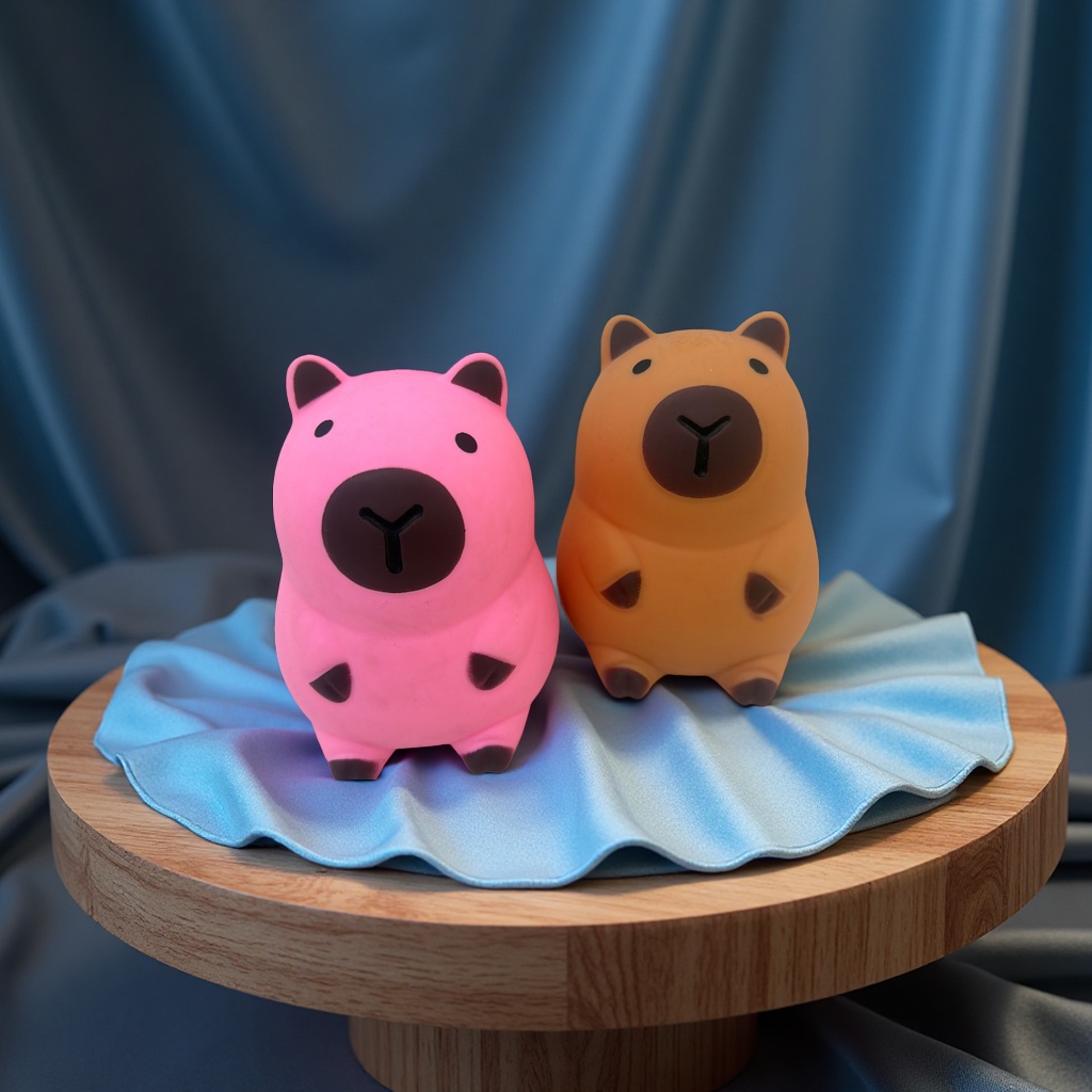 Kapibala Pinching Fun Children's Finger toys, soft rubber educational toys, fun handmade gifts for babies' sensory training details Picture