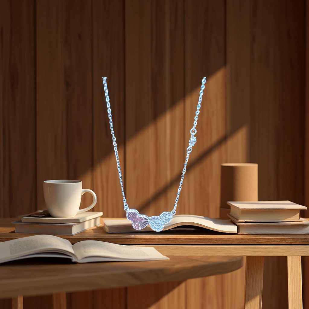 S925纯银时尚设计款项链简约百搭女韩版潮流饰品送礼品