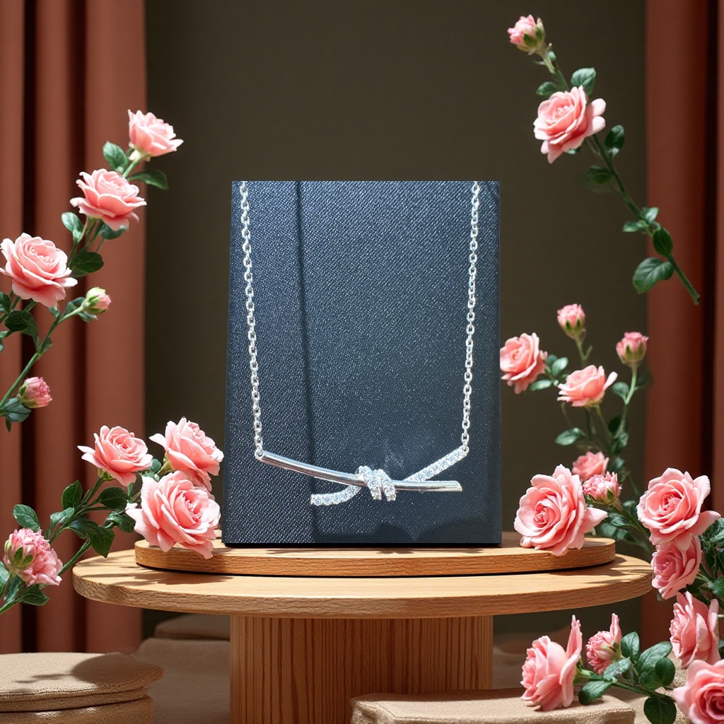 S925纯银设计款项链 时尚简约百搭女款首饰礼物赠品长款短款任选