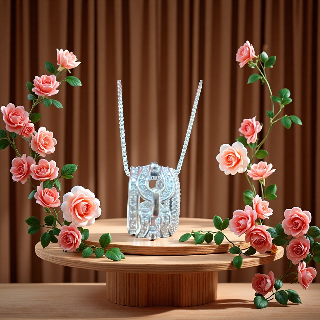 S925纯银设计款项链时尚简约百搭女士饰品首饰品项链挂件礼物图