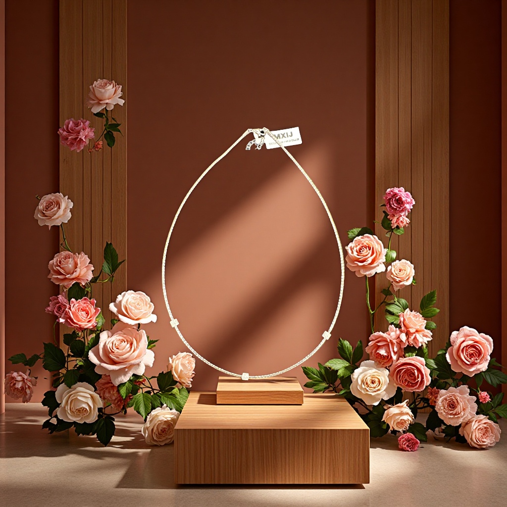 银项圈S925纯银设计款项链简约百搭时尚饰品女生情侣款长款潮流