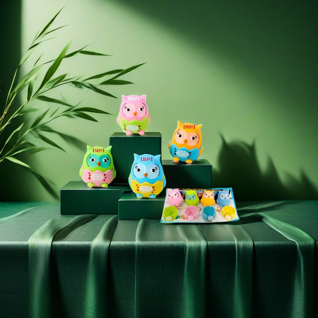 The stress-relieving toy, the Owl puzzle squeeze toy, helps relieve stress. It is suitable for both children and adults for hand relaxation training Application Scenario