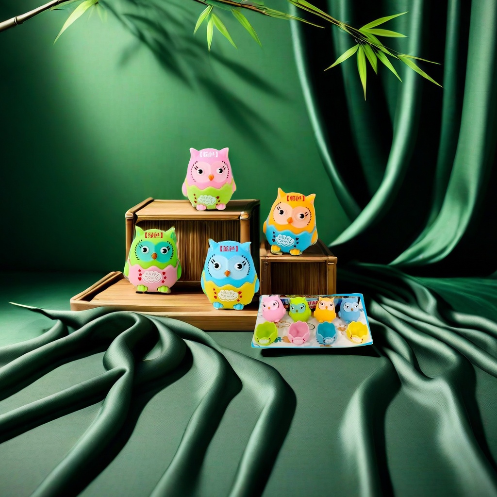The stress-relieving toy, the Owl puzzle squeeze toy, helps relieve stress. It is suitable for both children and adults for hand relaxation training details Picture