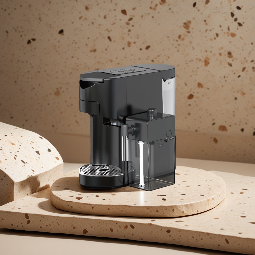 The Philips home coffee machine is a fully automatic, multi-functional, portable breakfast coffee machine with a simple design details Picture