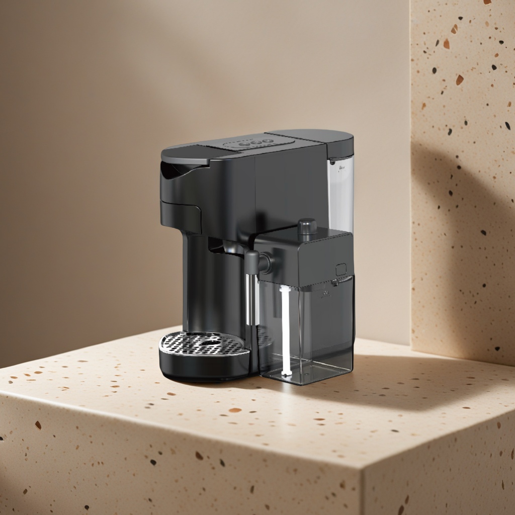 The Philips home coffee machine is a fully automatic, multi-functional, portable breakfast coffee machine with a simple design Specification image