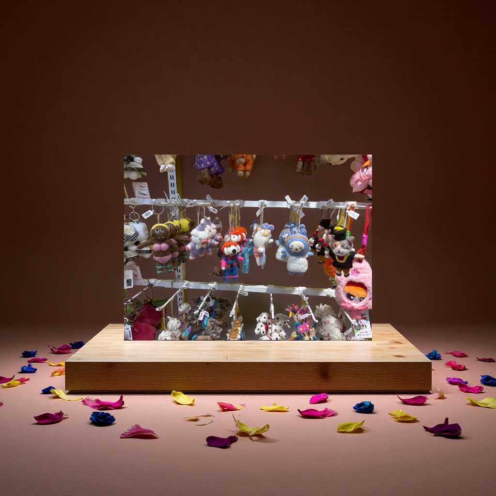 进口羊毛毡玩偶手工创意卡通动物摆件儿童礼物多款可选