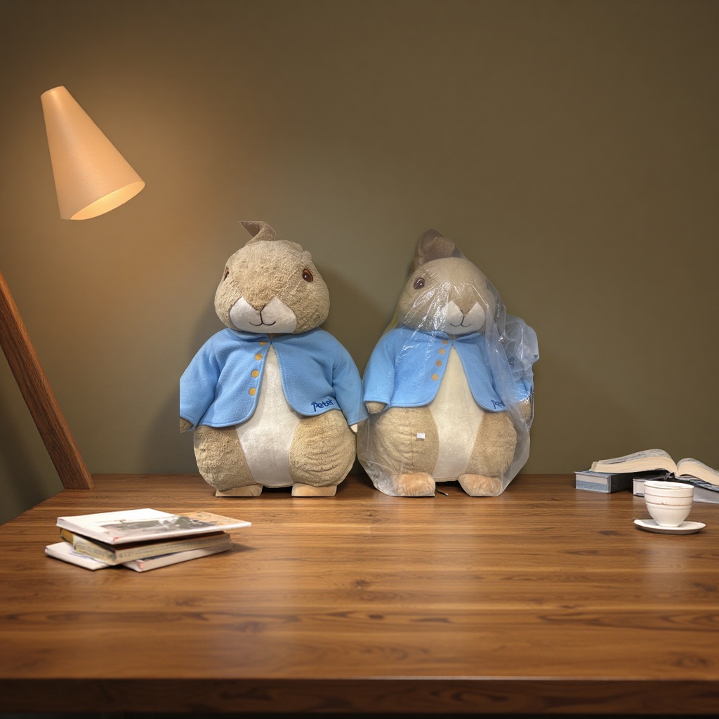 Peter Rabbit plush dolls, cute cartoon dolls, children's gifts, collectible dolls, toys, and gifts in various sizes details Picture