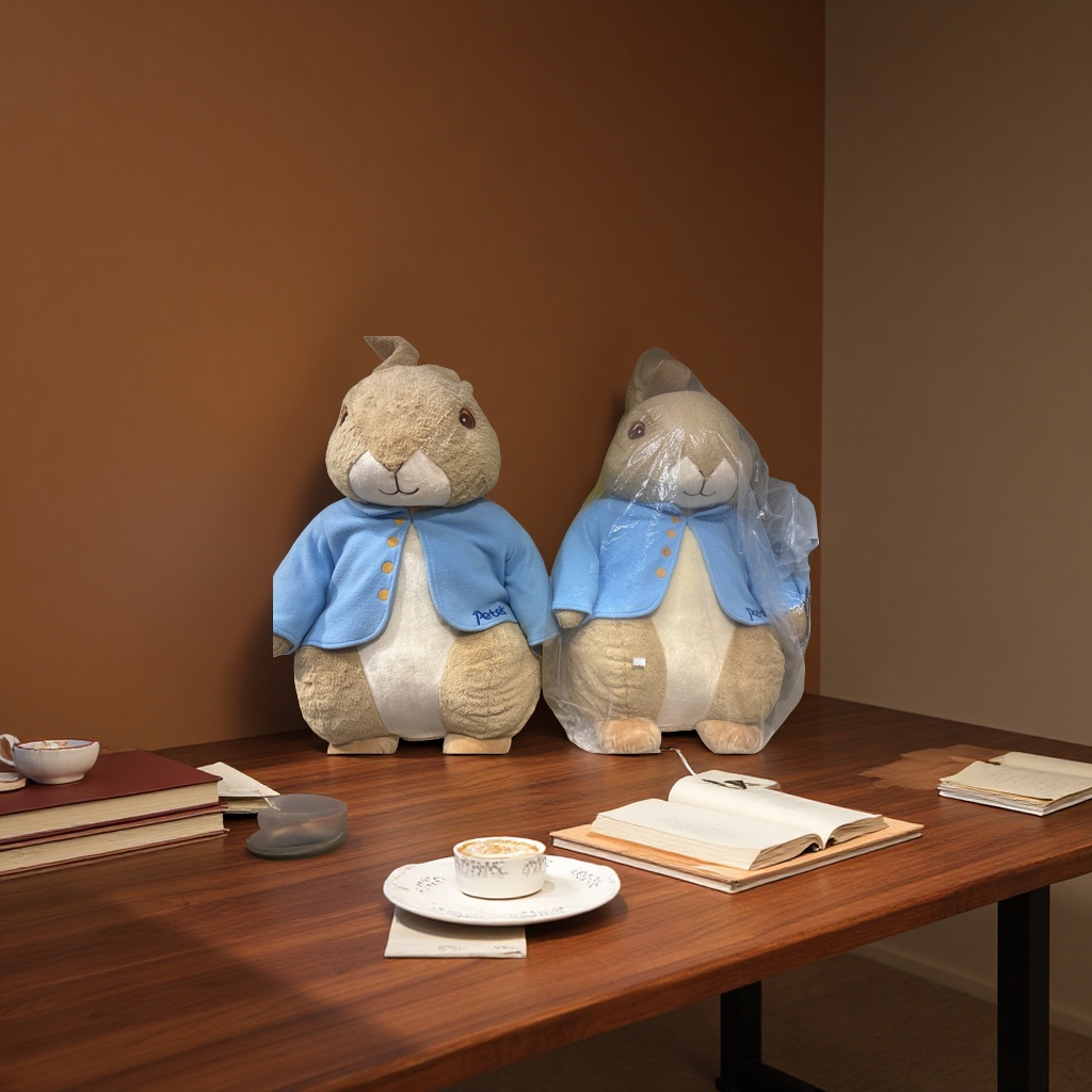 Peter Rabbit plush dolls, cute cartoon dolls, children's gifts, collectible dolls, toys, and gifts in various sizes Application Scenario