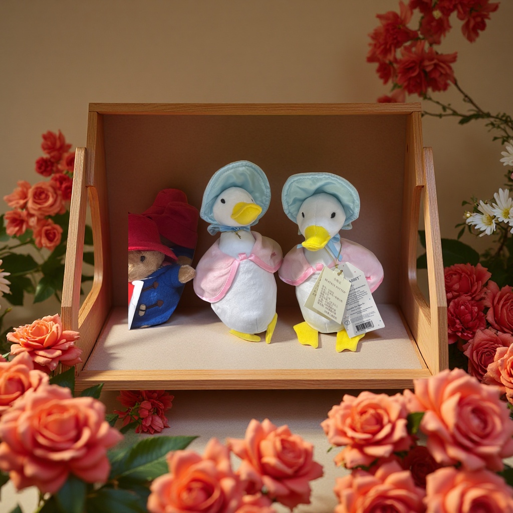 Jamie Ma Padel duck Bean Bag plush toy, cute pillow, children's doll, soft and adorable hug pillow gift new product Specification image