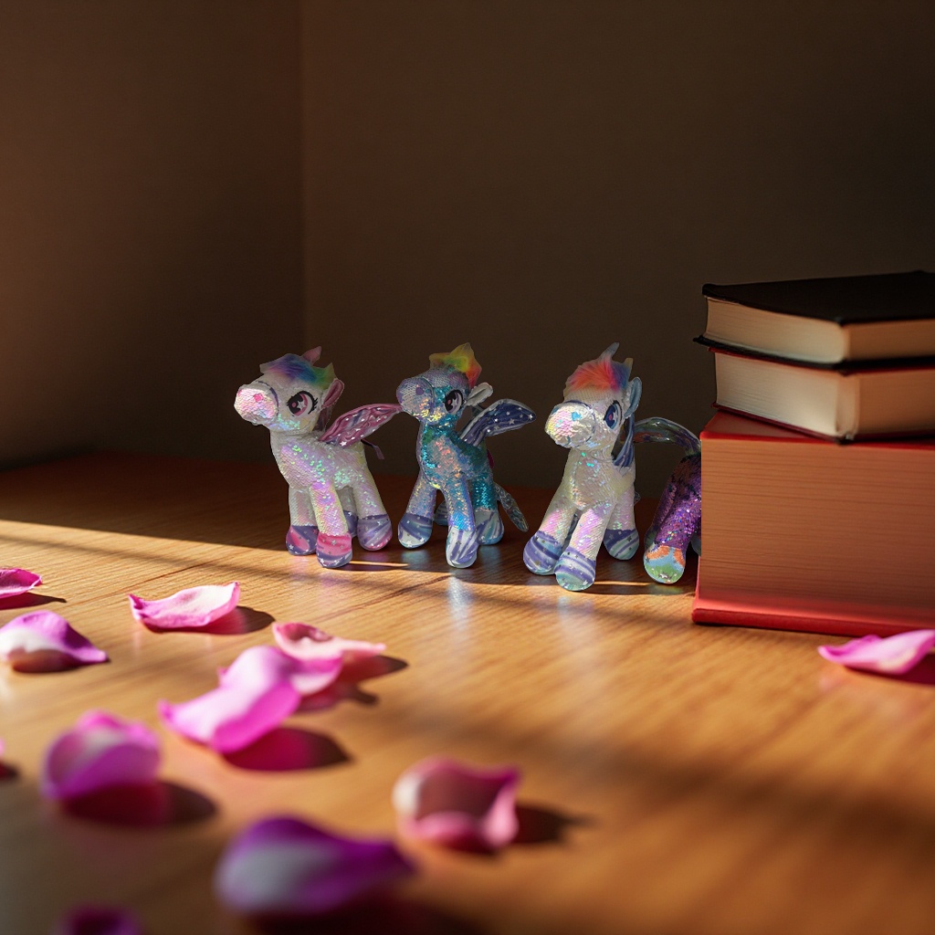 Sequined unicorn decorations, shining Children's Day party decoration, creative colorful decorations, gifts and giveaway Application Scenario