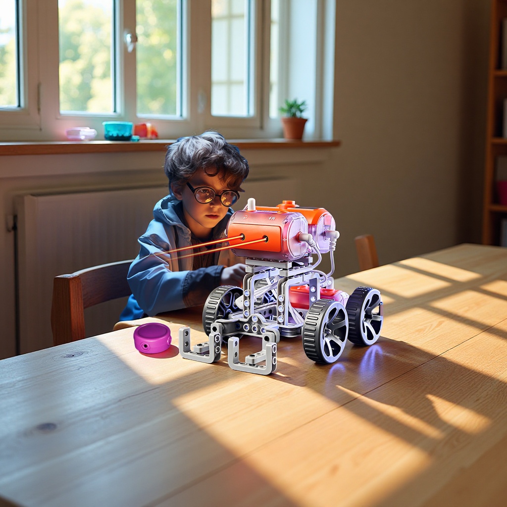 科教电子积木物理电路实验套装儿童益智制作机器人模型包邮6件学生玩具