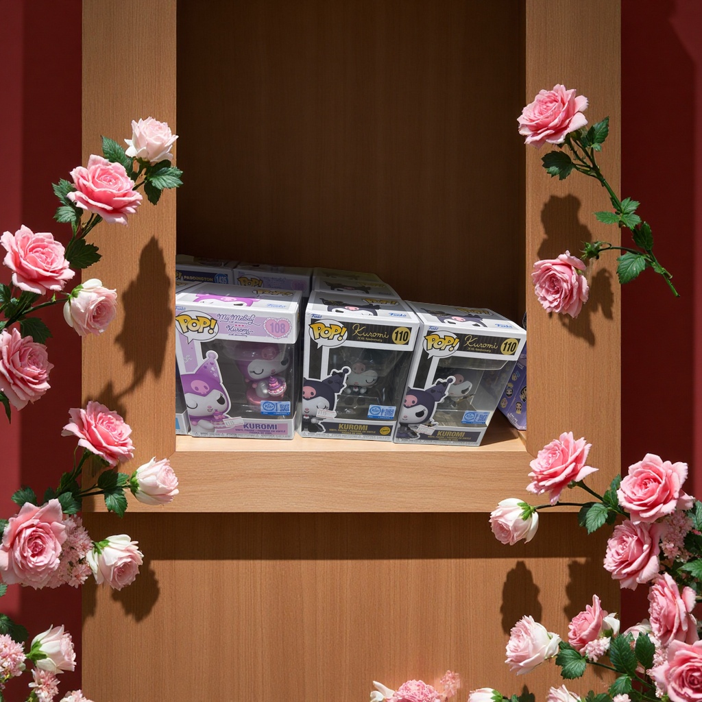 pop三丽鸥库洛米手办 可动模型玩偶 卡通可爱收藏摆件礼物