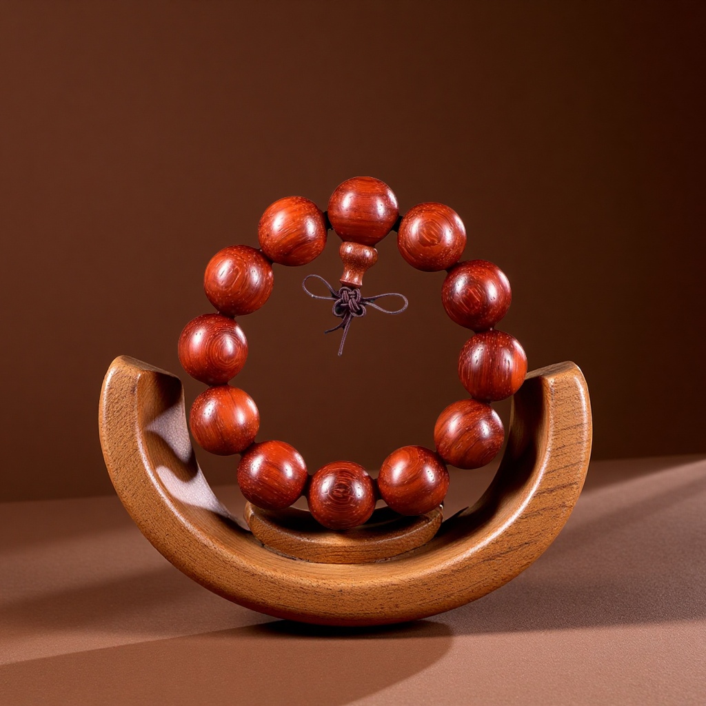 Factory supply: Small-leaf red sandalwood, a substitute for red sandalwood and red rosewood, wholesale of bracelets, necklaces, street stalls, jewelry, and accessories Item Picture