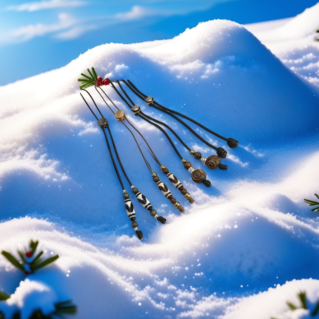 Tibetan sweater chain with three eyes 橝 wood agate details Picture