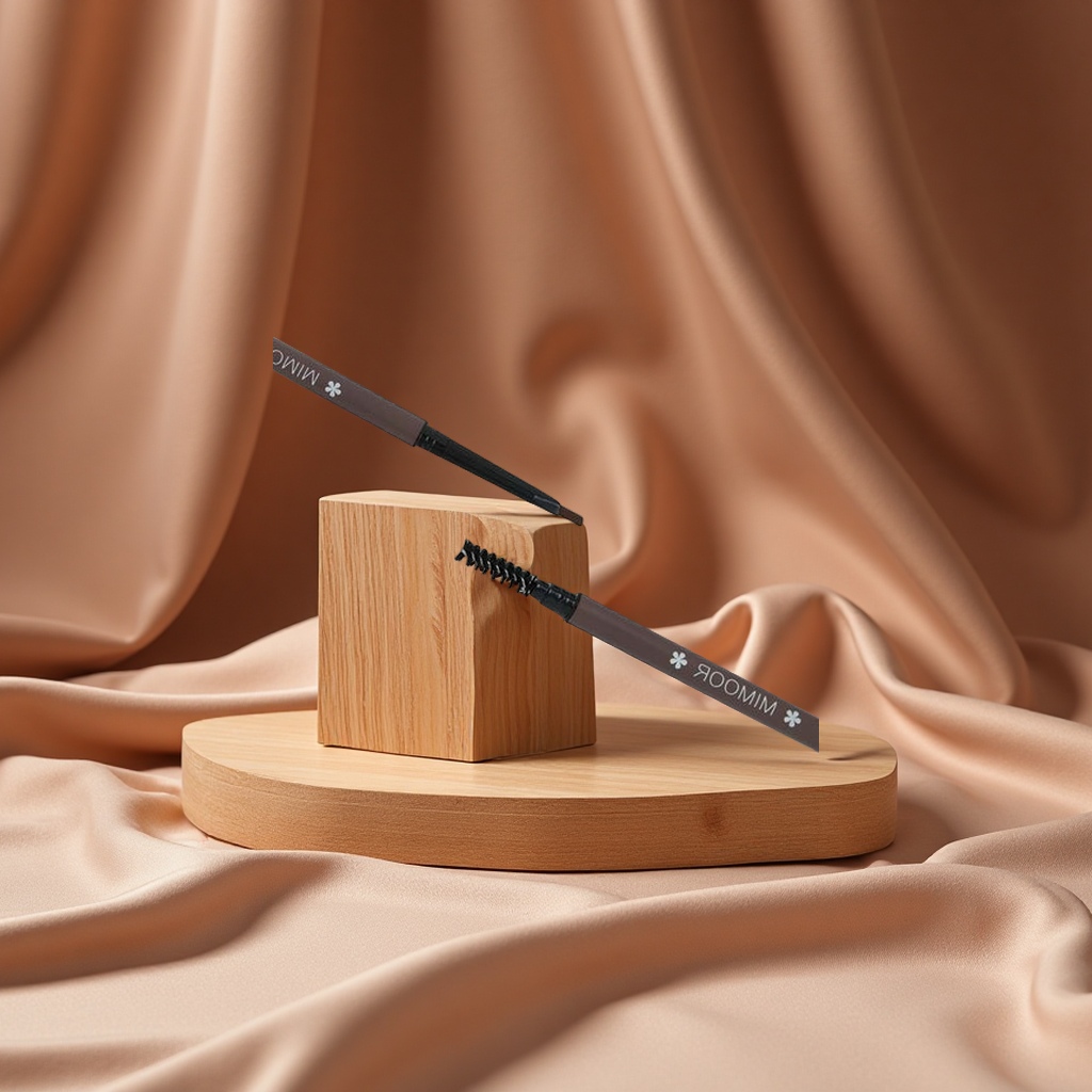 Mimoor's Dual-Head Eyebrow Pencil Is Natural, Three-Dimensional, Long-Lasting, Waterproof, Sweat-Proof And Does Not Fade. It Is A Multi-Functional Eyebrow Makeup And Beauty Care Product Specification drawing
