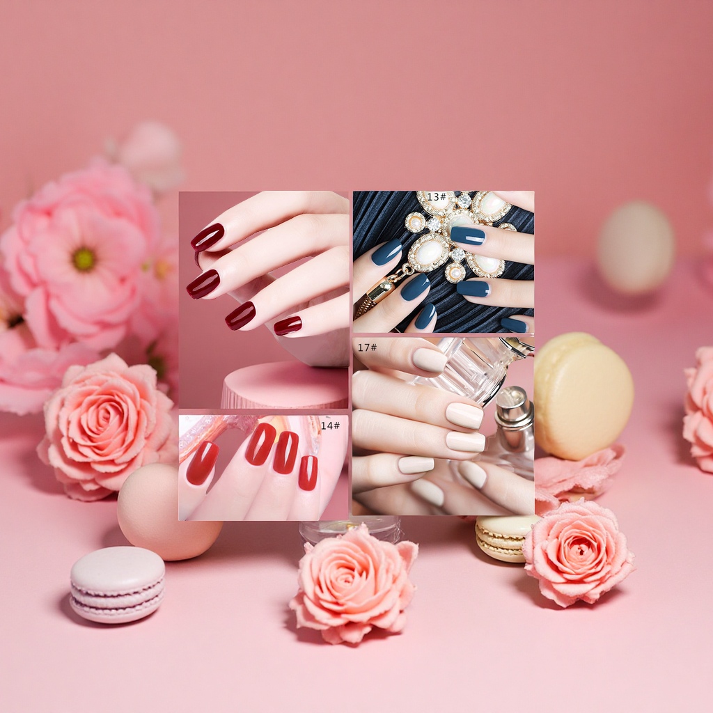 指甲油、护甲油实物图