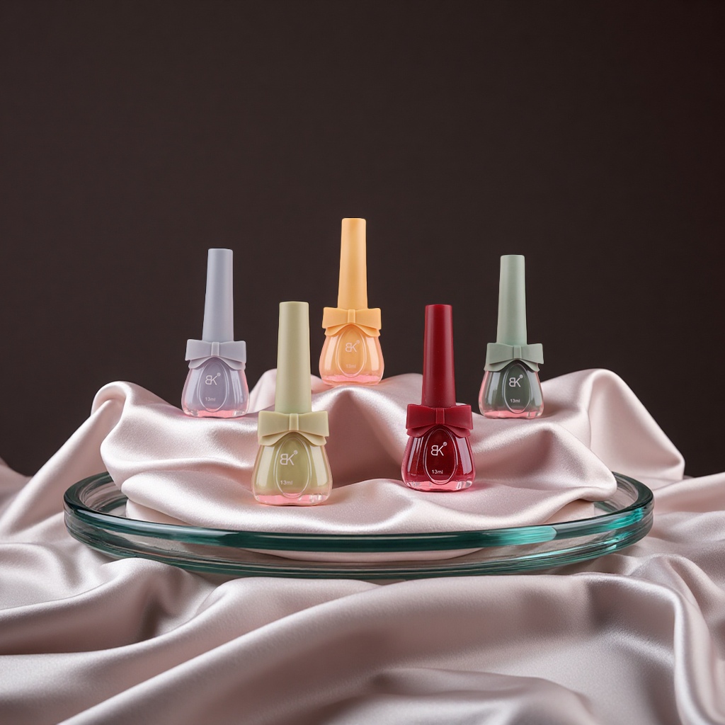 Bk's New 18-Color Seven-Day Water-Based Nail Polish Solid Color No-Bake Autumn And Winter Edition Is A Popular Whitening Macaron 13Ml Beauty, Skincare, Makeup And Nail Art Product