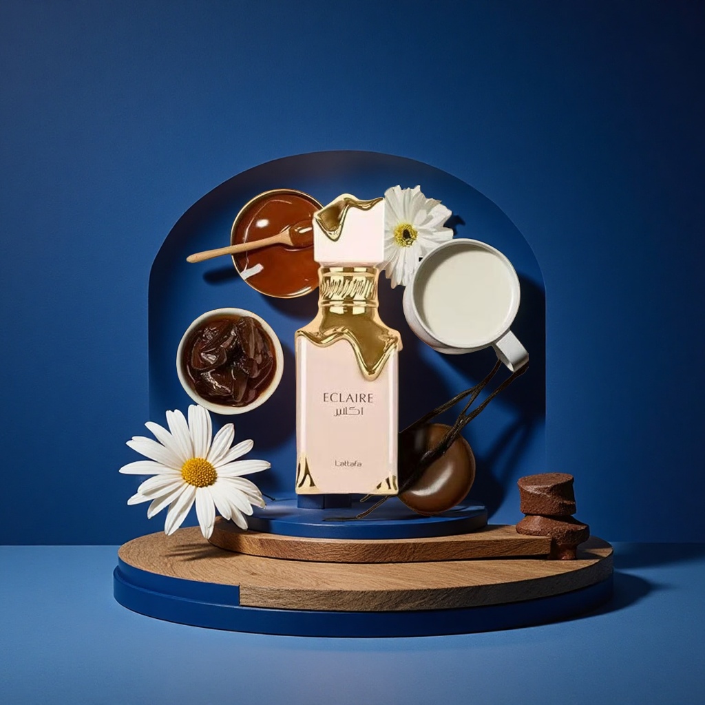 lattafa ECLAIRE中东阿拉伯巧克力香水批发玻璃包装香氛持久男女适用