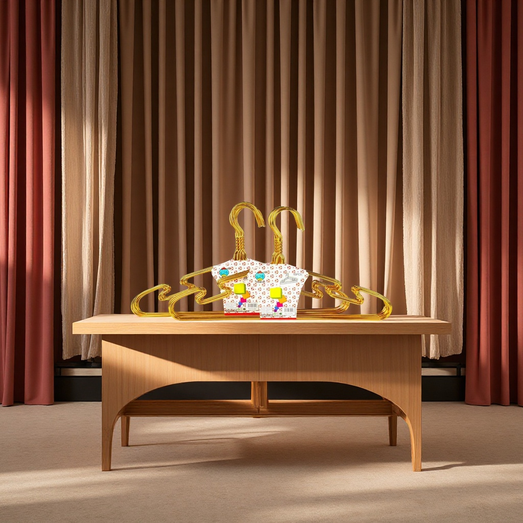 木质衣架折叠式翼型晾衣架服装厂专用多功能衣架简约实用详情图1