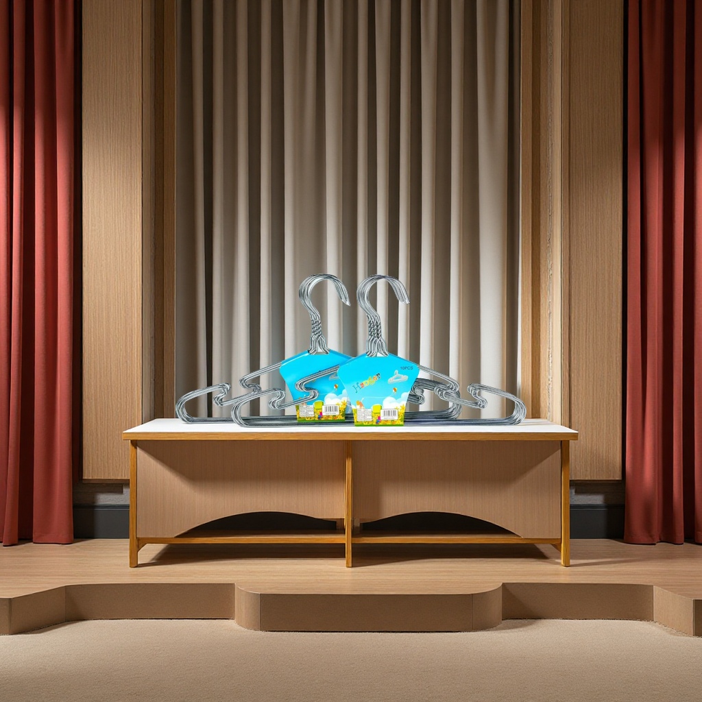 木质衣架折叠式翼型晾衣架服装厂专用多功能衣架简约实用详情图3