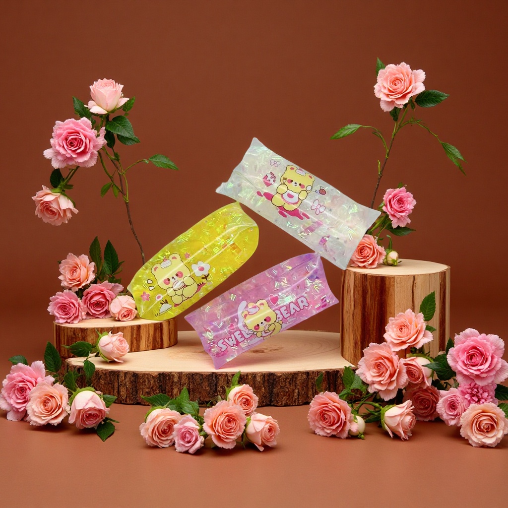 Factory direct sales of stress-relieving water snake toys, cute cake bear Kneading music, the same style as the Internet celebrity, untouchable stress-relieving wonder