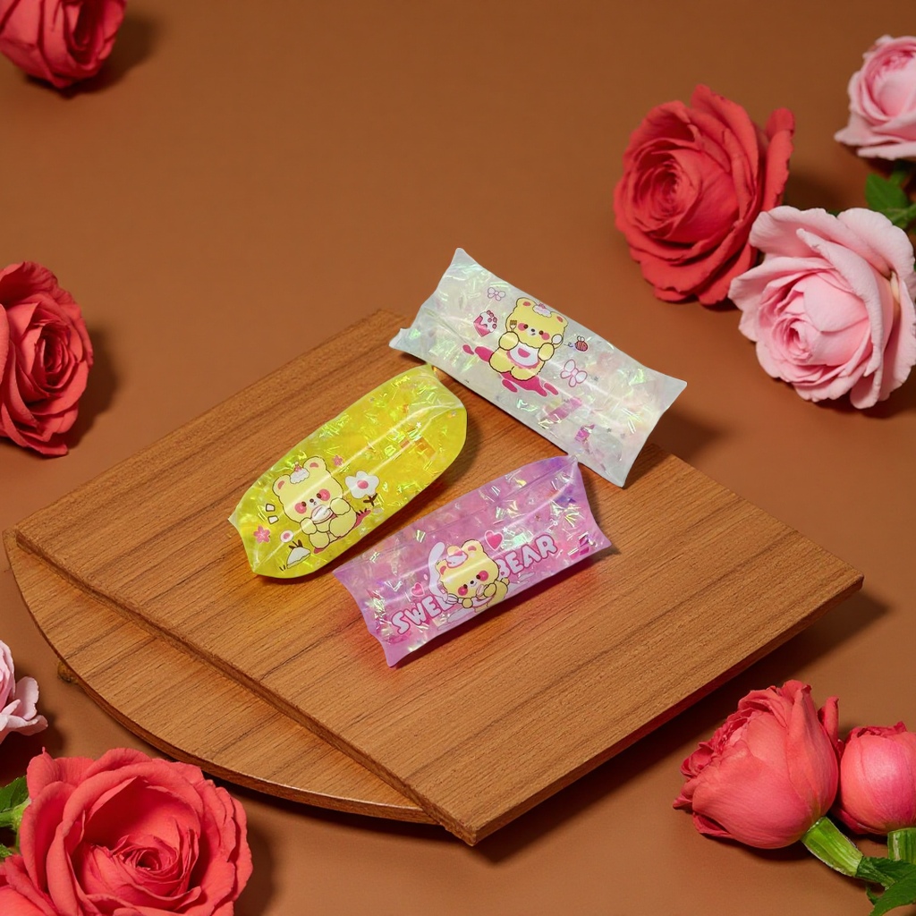 Factory direct sales of stress-relieving water snake toys, cute cake bear Kneading music, the same style as the Internet celebrity, untouchable stress-relieving wonder details Picture