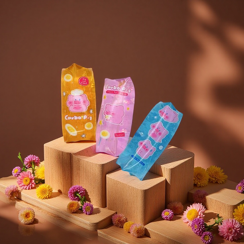 Stress-relieving toy water snake, cute little pig, venting tool, the same style as the Internet celebrity, can't be grabbed, relieve stress, hand relaxation, entertainment and leisure toy Specification image