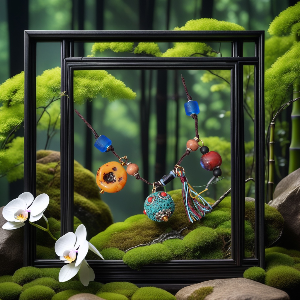 Xingni's long, simple sweater chain, Moroccan old amber necklace, clothing and accessories are fashionable and versatile Item Picture