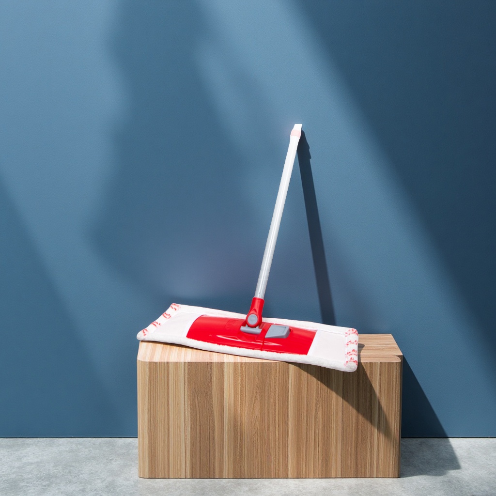 LIAO三节杆超细纤维拖把平板加厚大号干湿地板通用家用清洁拖布日用百货