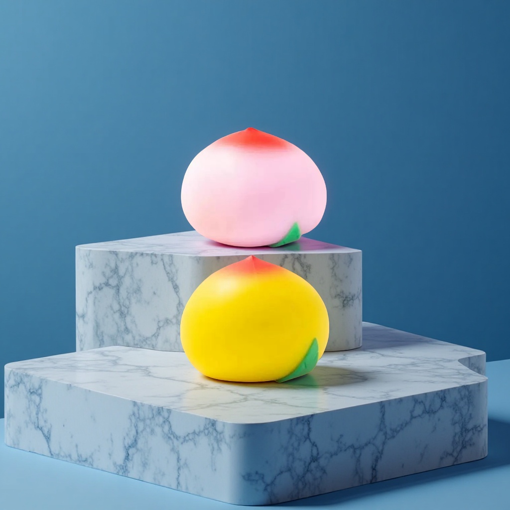 "Pinaile Stress-relieving and Educational Toy Peach Finger Relaxation and Stress-Relieving Fun Toy suitable for both children and adults. Specification image