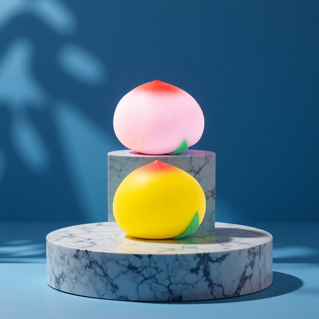 "Pinaile Stress-relieving and Educational Toy Peach Finger Relaxation and Stress-Relieving Fun Toy suitable for both children and adults. Application Scenario