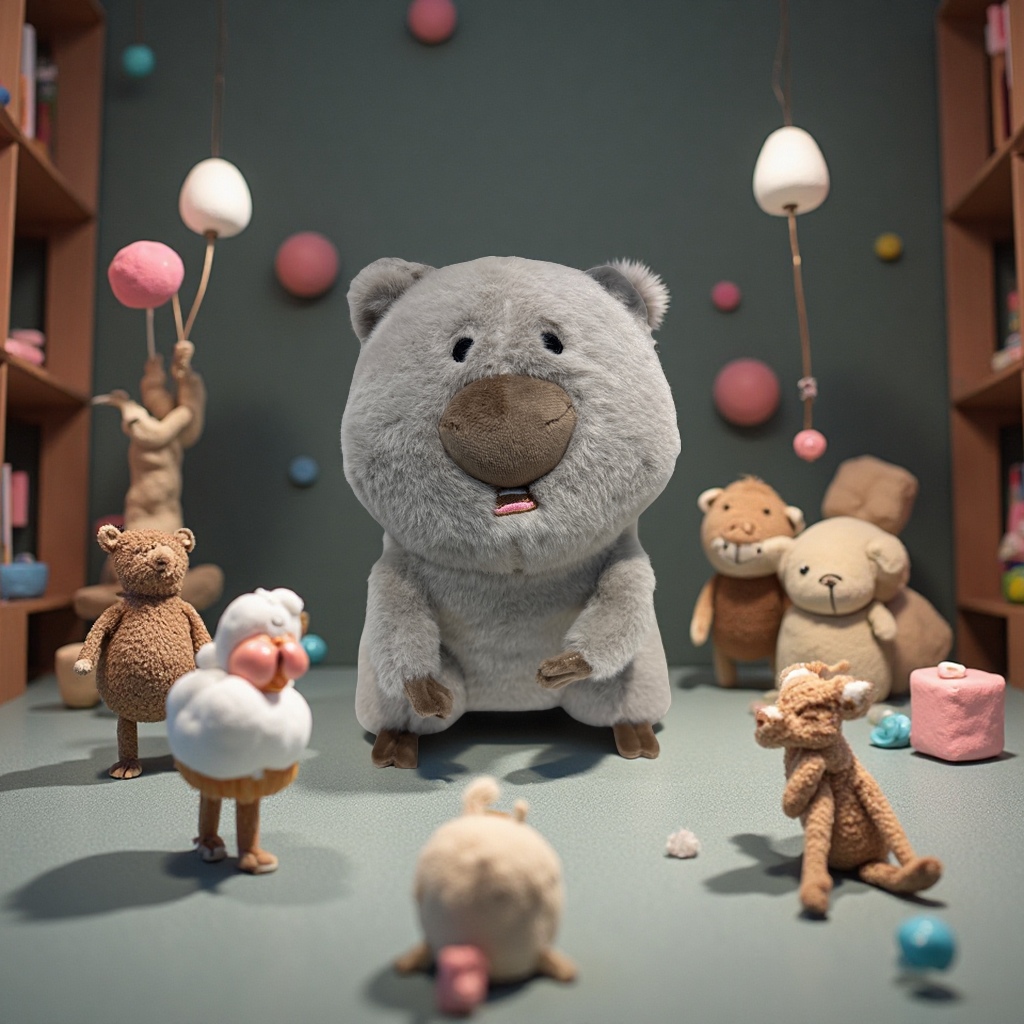 可比酱毛绒鼠来宝版权授权毛绒玩偶儿童玩具可爱抱枕礼物赠品