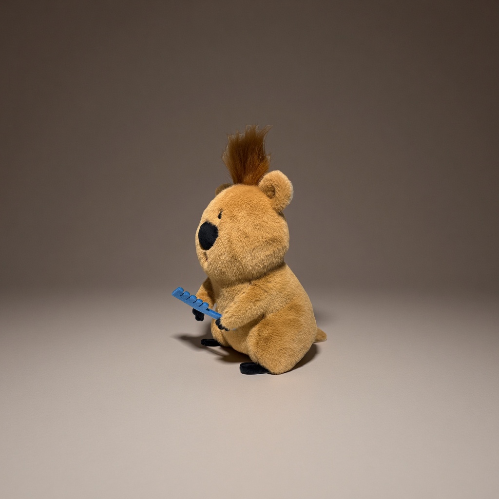 毛绒玩具/玩偶/创意潮流玩具/玩偶挂件/水豚噜噜细节图