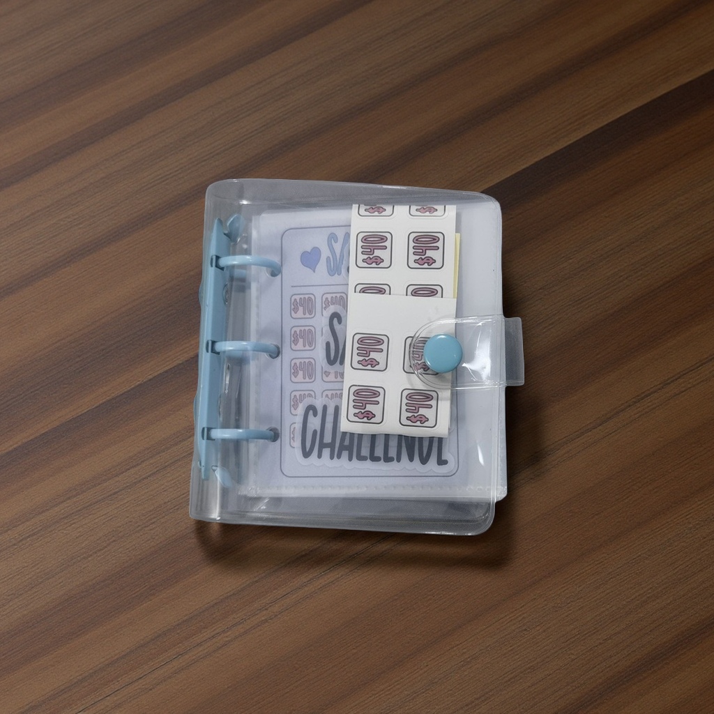 跨境挑战本迷你存钱活页夹办公资料册文化收纳包