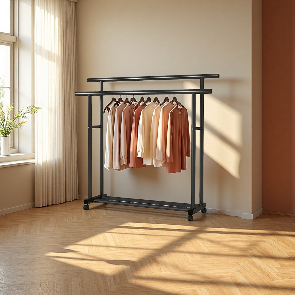 衣架/木质衣架/衣架服装厂/翼型晾衣架/折叠衣架白底实物图