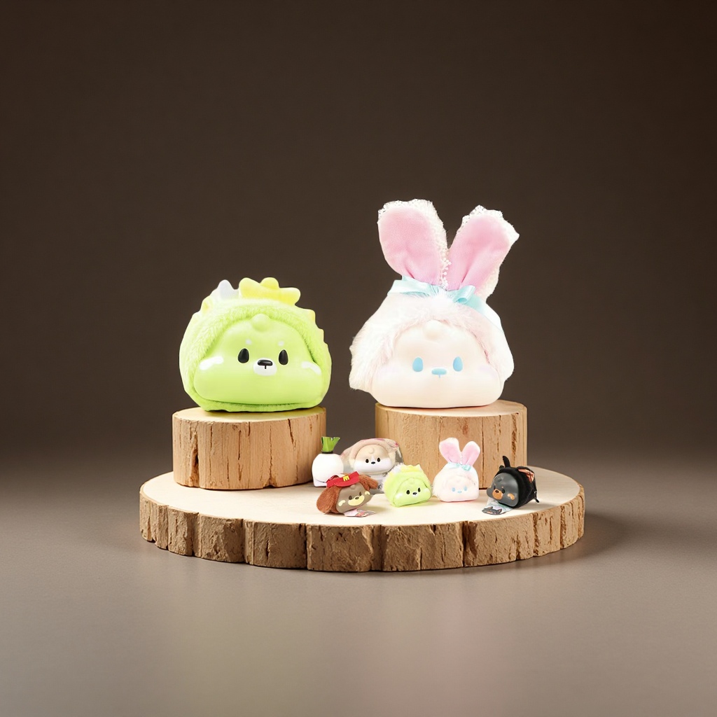 Animal series slow-rebound plush blind bags, trendy dolls, DIY fabric figurines, toys, Ins-style small figurines details Picture