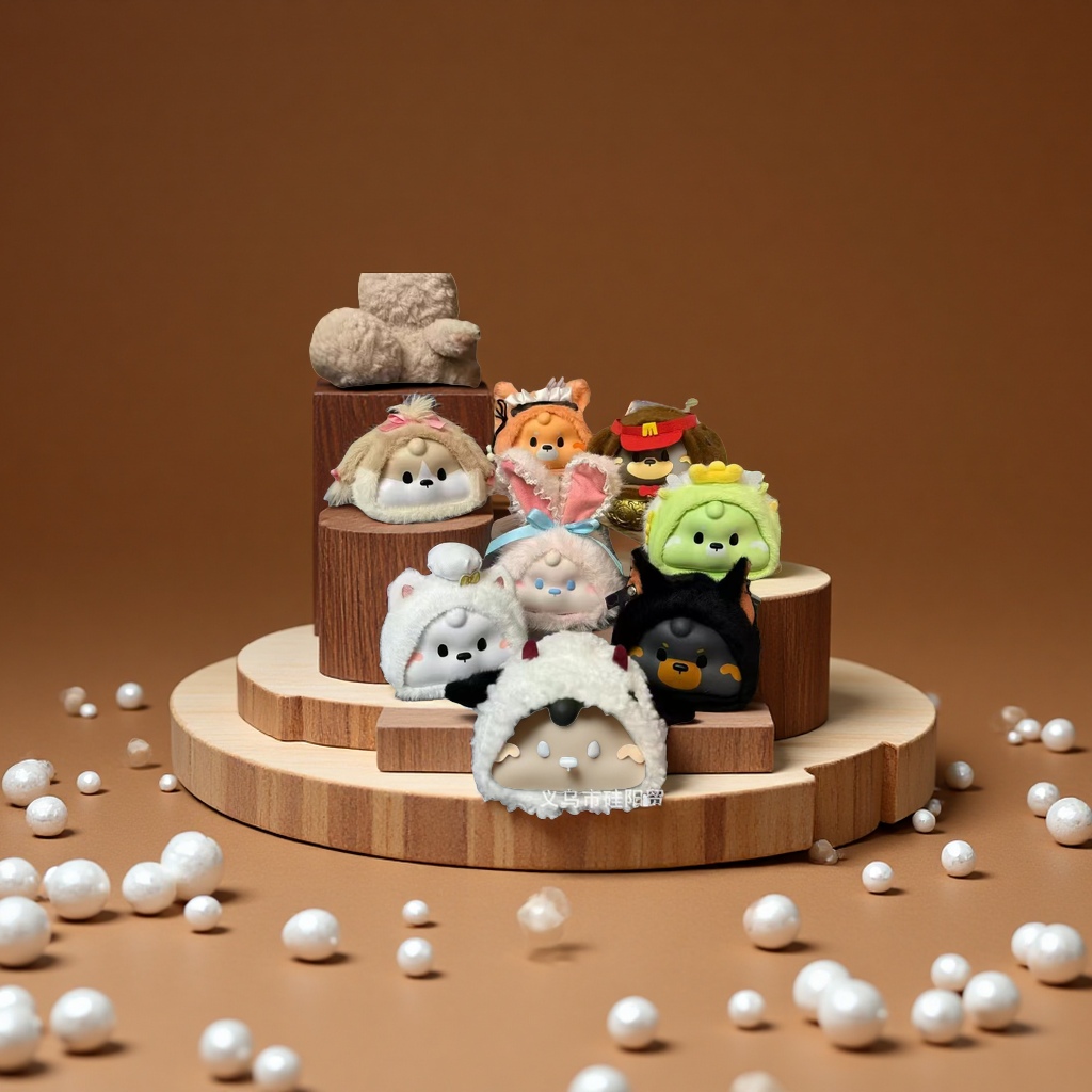Animal series slow-rebound plush blind bags, trendy dolls, DIY fabric figurines, toys, Ins-style small figurines Specification image