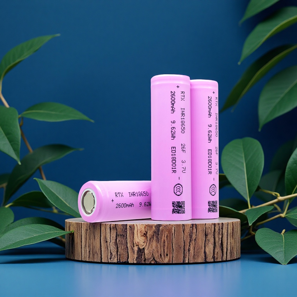 The Ruitongxin 18650 lithium battery with a capacity of 2600mAh is suitable for 12V sprayers, mobile speakers, electrical and power battery packs