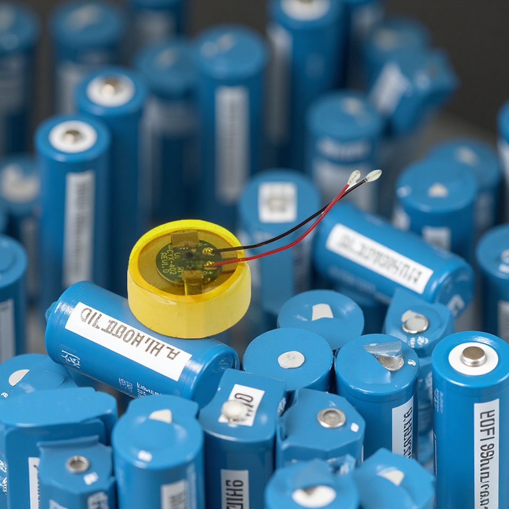 Factory direct delivery of LIR1154 TWS Bluetooth earphone battery 3.6V steel shell button lithium-ion rechargeable battery electrical accessories details Picture
