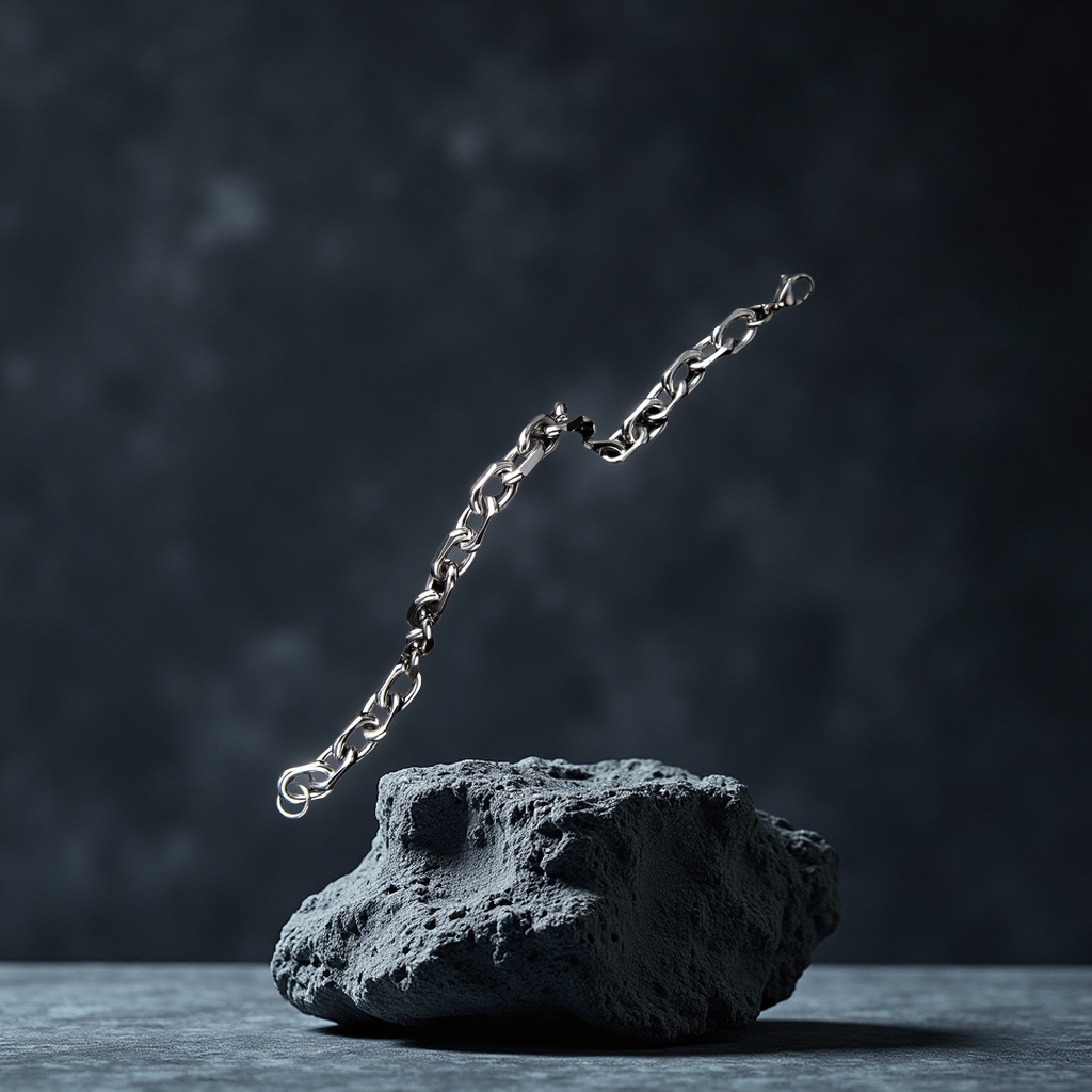 潮酷男士高品质钛钢十字手链简约气质嘻哈风个性百搭饰品手饰图