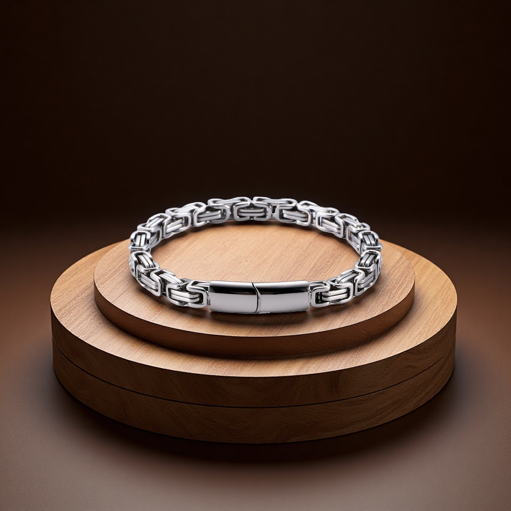 Upgraded Magnetic Emperor Chain Men's Trendy And Powerful Hip-Hop Versatile Bracelet In Europe And America, In Stock As A Straight Hair Accessory Item Picture
