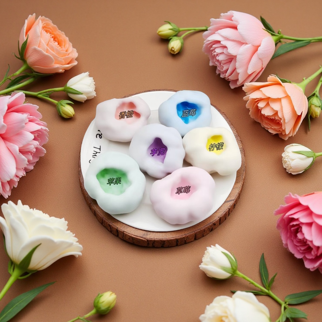 Ice skin 糍粑 toys relieve stress, squeeze and pinch fun trendy toys, educational toys relieve stress, suitable for children and adults Application Scenario