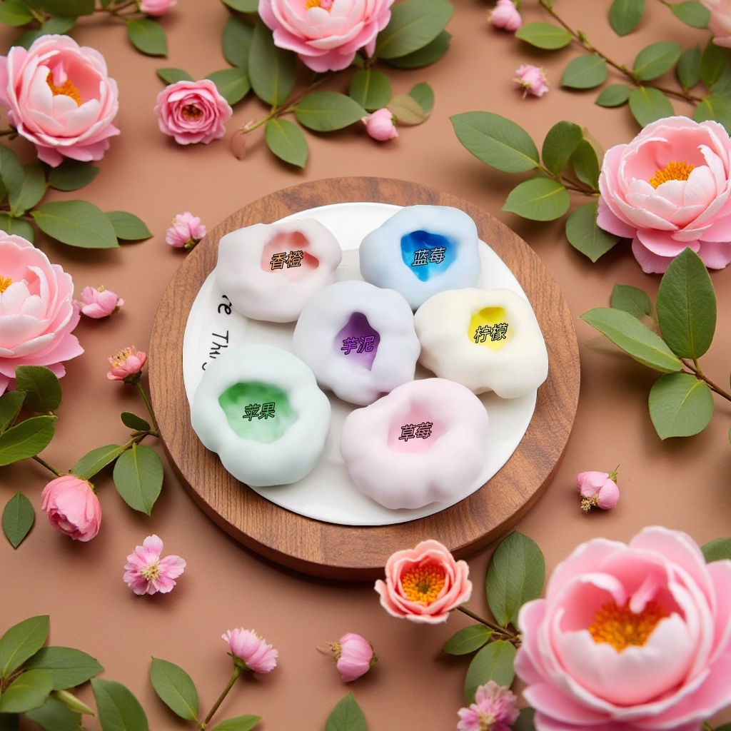 Ice skin 糍粑 toys relieve stress, squeeze and pinch fun trendy toys, educational toys relieve stress, suitable for children and adults details Picture
