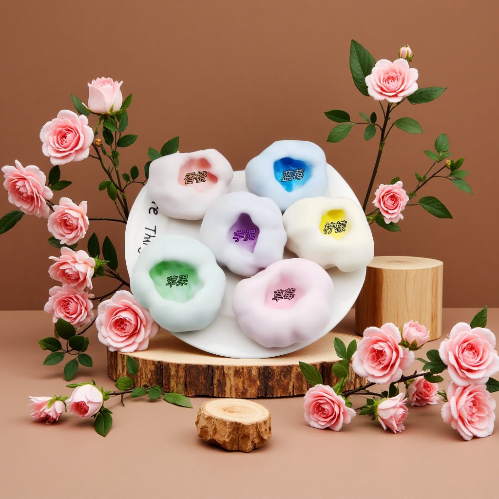 Ice skin 糍粑 toys relieve stress, squeeze and pinch fun trendy toys, educational toys relieve stress, suitable for children and adults