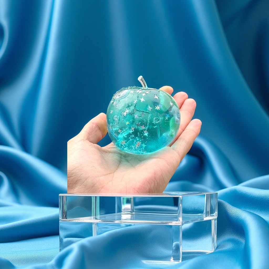 Xiaohongshu's same style of ocean apple ice cubes, maltose candy stress-relieving toys, handcrafted balls, new and unique stress-relieving and entertaining toys Application Scenario
